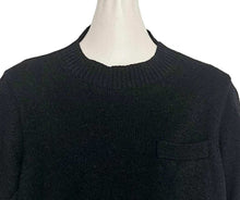 SACAI BLACK/CHARCOAL STRIPED KNIT SWEATER FRONT TOP (3)