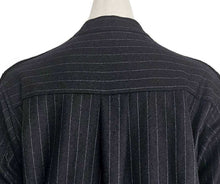 SACAI BLACK/CHARCOAL STRIPED KNIT SWEATER FRONT TOP (3)