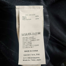 SACAI BLACK/CHARCOAL STRIPED KNIT SWEATER FRONT TOP (3)
