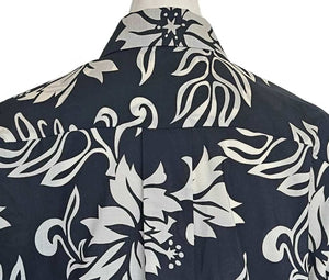 SACAI BLACK/OFF WHITE FLORAL PRINT BOXY SHIRT (3)