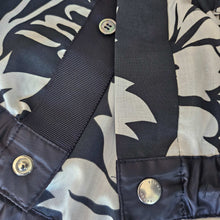 SACAI BLACK/OFF WHITE FLORAL PRINT BOXY SHIRT (3)