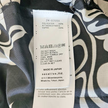 SACAI BLACK/OFF WHITE FLORAL PRINT BOXY SHIRT (3)
