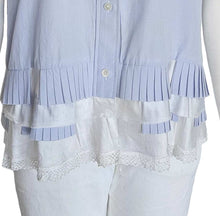 SACAI BLUE SHORT SLEEVES SHIRT (2)
