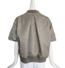 SACAI ECRU/KHAKI CABLE KNIT SWEATER FRONT TOP (1)