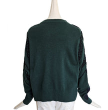 SACAI GREEN EMBROIDERED SWEATER (2)