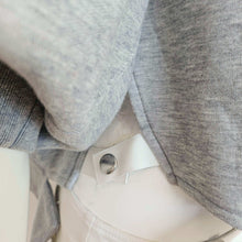 SACAI GREY PUFF SLEEVES FLEECE BOMBER JACKET (1)