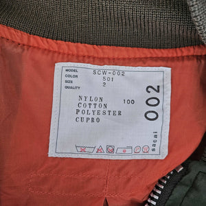 SACAI KHAKI GREEN NYLON GILET (2)