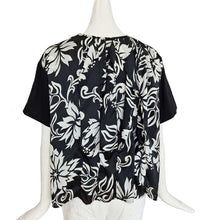 SACAI BLACK/WHITE FLORAL PRINT TEE (3)
