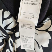 SACAI BLACK/WHITE FLORAL PRINT TEE (3)