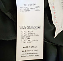 SACAI 2023 BLACK SHEER PANEL BACK SHORT SLEEVES TEE (2)