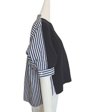 SACAI BLACK/NAVY/WHITE SWEATER FRONT TOP (3)