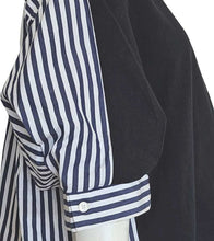 SACAI BLACK/NAVY/WHITE SWEATER FRONT TOP (3)