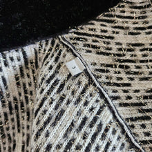 SANDRO BLACK/WHITE JAZY METALLIC TWEED JACKET (3)