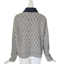 SANDRO BLACK/WHITE JAZY METALLIC TWEED JACKET (3)