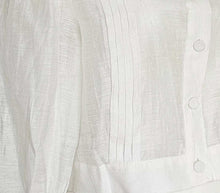 SANDRO WHITE NORMANDIE LACE TRIM SHIRT (3)