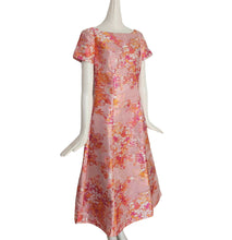 ST. JOHN PINK WASHED BOUQUET JACQUARD DRESS (6)