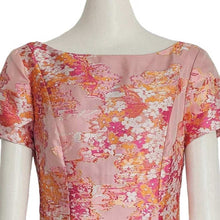 ST. JOHN PINK WASHED BOUQUET JACQUARD DRESS (6)