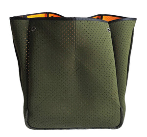 STATE OF ESCAPE KHAKI ESCAPE DUAL TONE TOTE