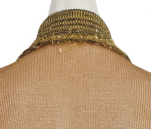 TOGA PULLA ORANGE SHEER KNIT CARDIGAN (36)