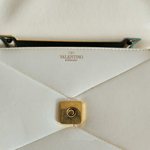 VALENTINO IVORY ONE STUD TOP HANDLE SMALL BAG