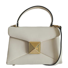 VALENTINO IVORY ONE STUD TOP HANDLE SMALL BAG