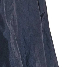 VALENTINO NAVY RUFFLE TRIM NECK TIE JACKET (40)