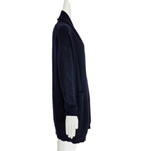 VINCE NAVY CASHMERE LONG CARDIGAN (S)