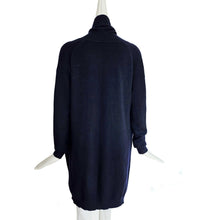 VINCE NAVY CASHMERE LONG CARDIGAN (S)