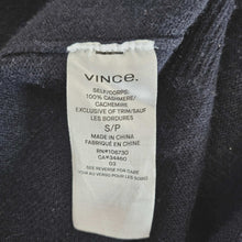 VINCE NAVY CASHMERE LONG CARDIGAN (S)