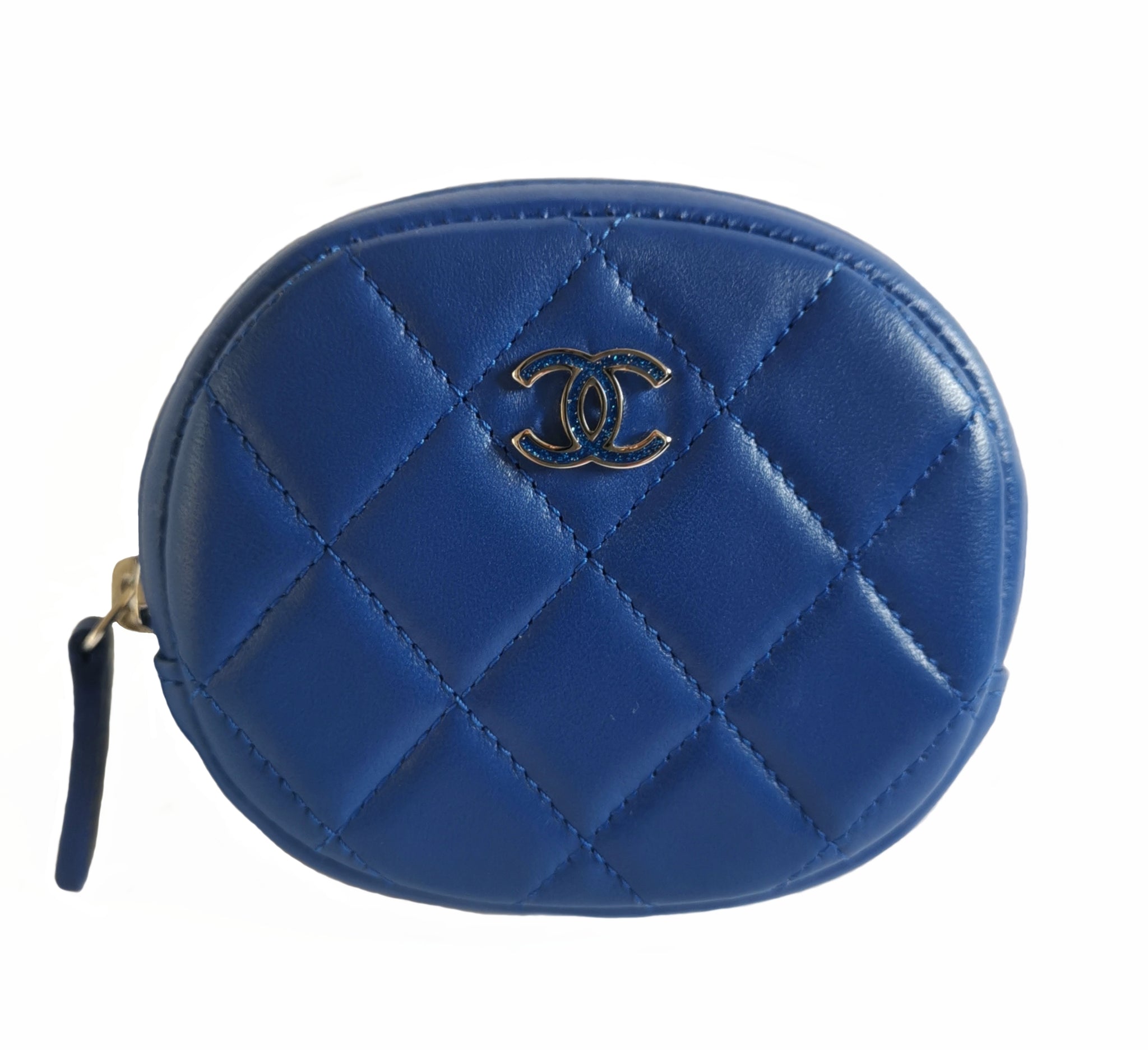 CHANEL Caviar Quilted Zip Coin Purse Red 899668  FASHIONPHILE