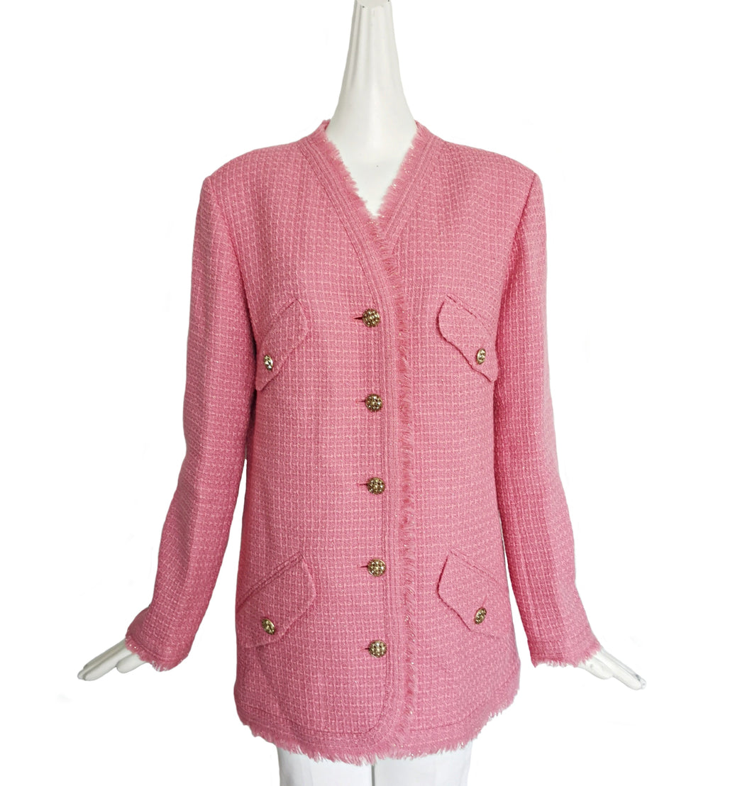 Tweed Jacket in Pink - Patou