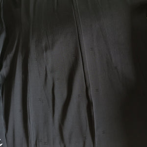 CHANEL BLACK/WHITE 01C STRIPED CAMELLIA COAT (42 Fr)