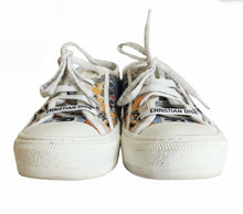 DIOR WALK’N FABRIC PALM TREE EMBROIDERED SNEAKERS (39)