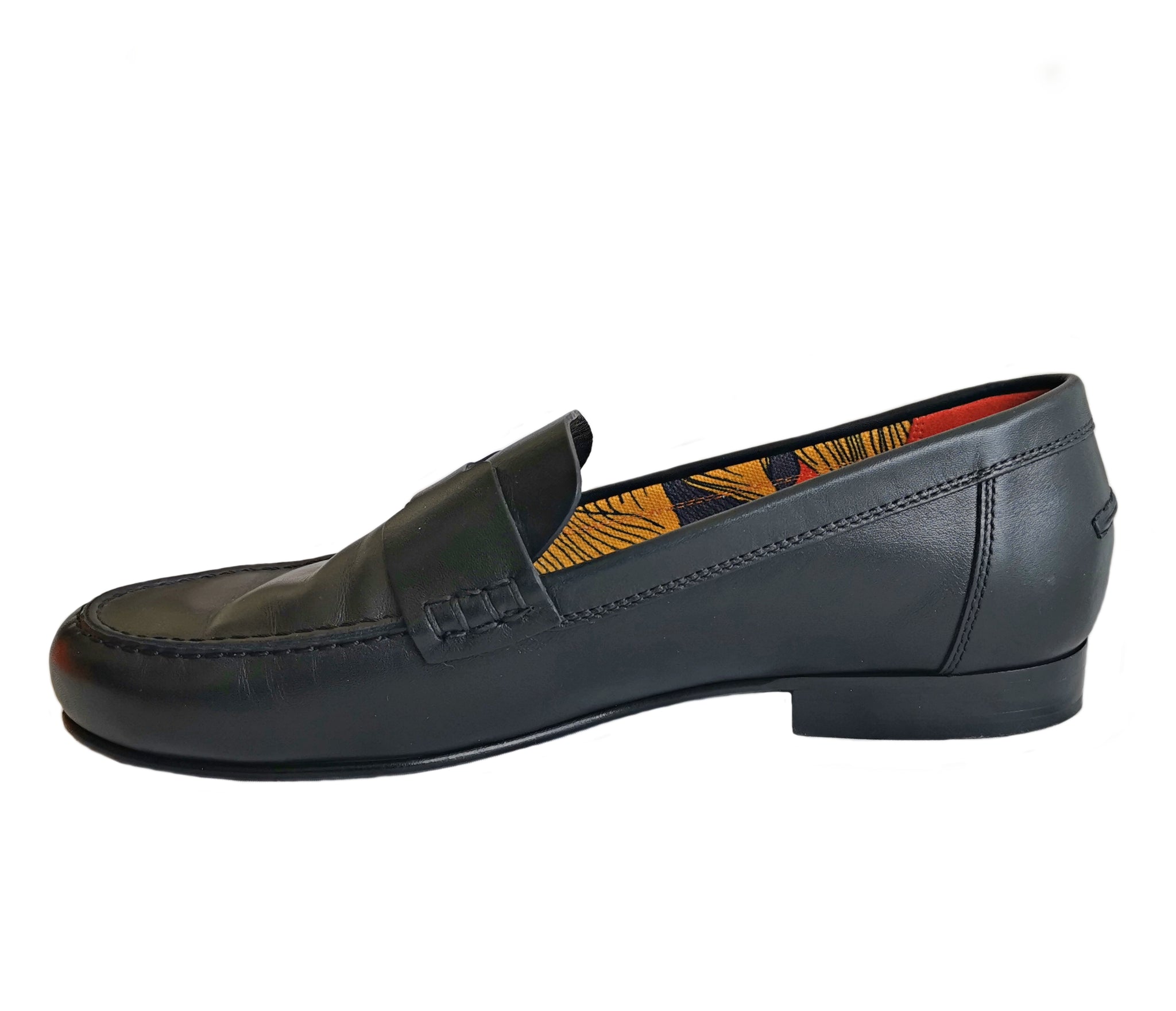 HERMES BLACK KENNEDY LEATHER LOAFERS (38) – ReFrock