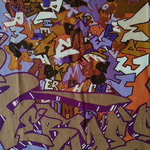 HERMES ORANGE GRAFF BY KONGO CASHMERE/SILK SHAWL 140