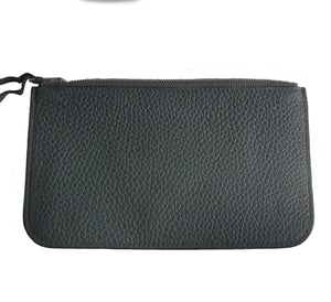 HERMES GRAY TOGO LEATHER DOGON DUO WALLET